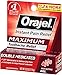 Orajel Maximum Strength Toothache Pain Relief Double Medicated Gel, 0.25 Oz (Pack of 6)