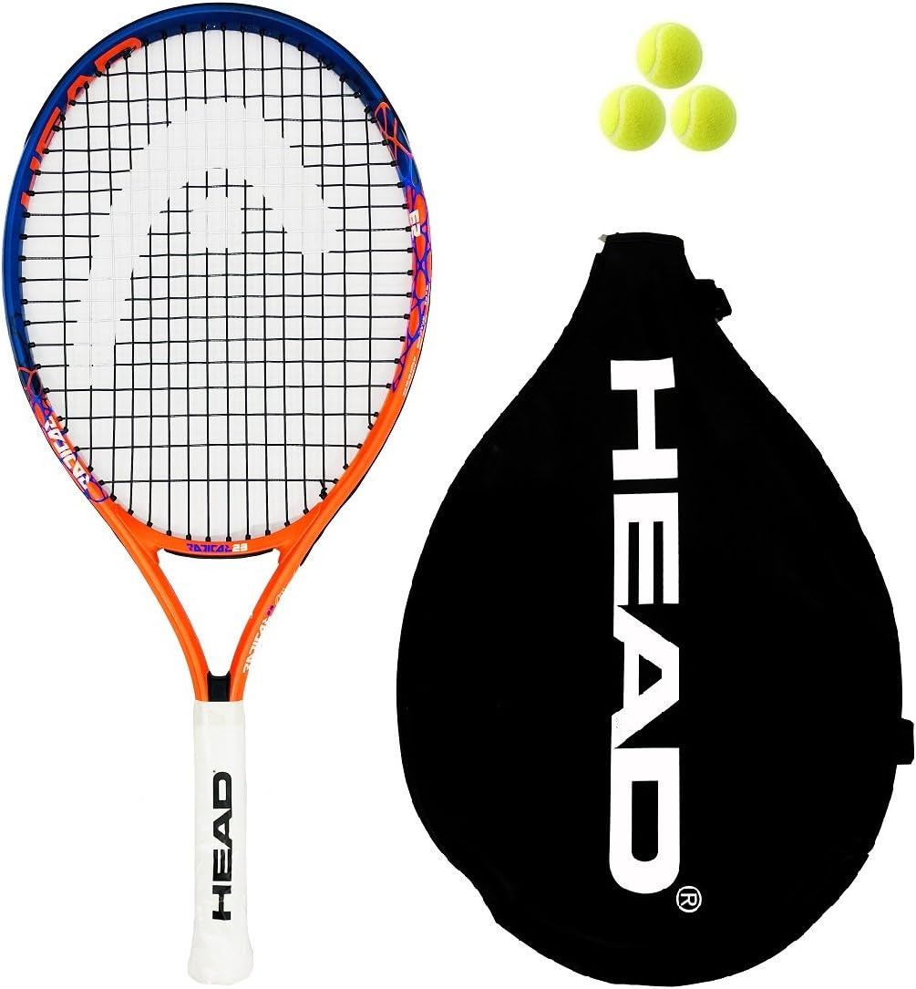 Head Radical Junior 19,21,23,25,26 raqueta de tenis + 3 Pelotas de ...