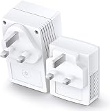 TP-Link TL-WPA4221 KIT AV600 Powerline WiFi Extender 300Mbps 2+1 Ethernet UK view 2