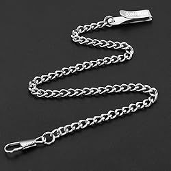 Tiong Customizable Clip Pocket Watch Rough Chain