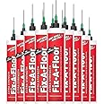 The Original Fix-A-Floor Loose Tile Repair Adhesive PRO Pack! Includes a Micro Syringe Injector and Two Drill Bits -Tile, Porcelain, Ceramic, Marble, Stone, Wood Floor. Pack of 12