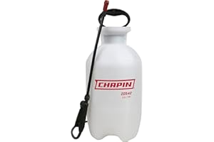 CHAPIN INTERNATIONAL Chapin 20542 Made in USA 2 Gallon Lawn, Garden and Multi-Purpose Sprayer with Foaming and Adjustable Nozzles, Translucent White
