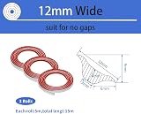 Zayejod PVC Quadrant Trim 15M 3 Rolls 12mmx6mm Self Adhesive Beading view 2