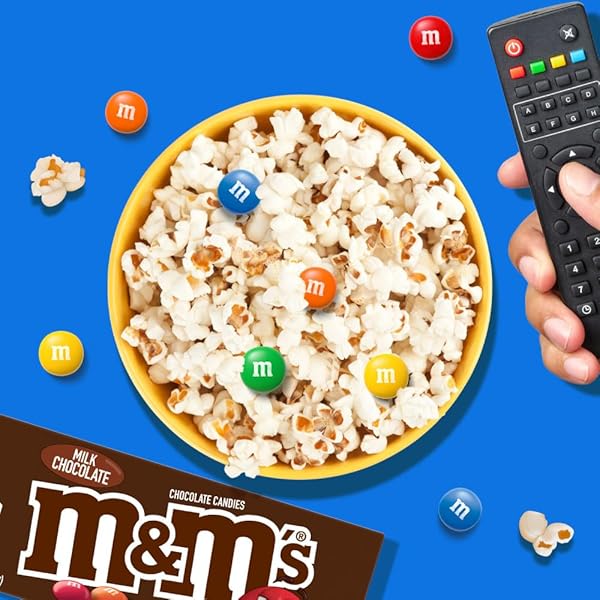 M&M’S MILK CHOCOLATE EASTER CANDY THEATER BOX EASTER BASKET STUFFERS, 3.1 OZ BOX