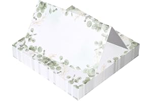 50pcs Place Cards Blank Place Cards for Table Setting Name Cards for Table Tent Cards for Wedding Decorations Seating Chart W