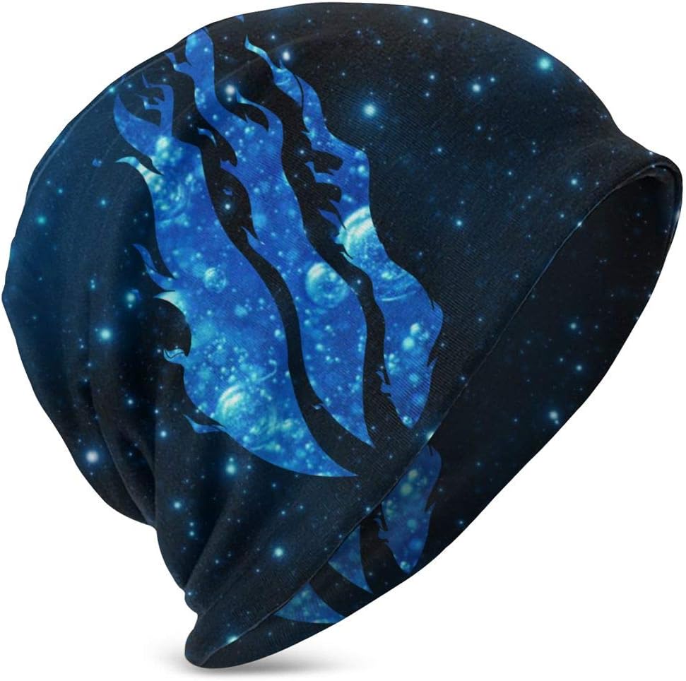 Starrydew Preston Fire Nation Playz Gamer Flame 3D Print Kids's Knitted Hats Beanie Caps for Boys Girls Black