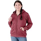 Berne Womens Sherpa-Lined Full-Zip Hoodie - Sherpa Lined Hoodie Women