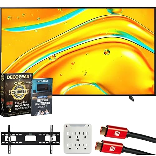 Sony K98XR50 BRAVIA 5 98" Mini LED 4K HDR TV (2025) Bundle with CPS Exclusive 26 Month Protection, Wall Mount, 2X HDMI Cables, Surge Adapter & Deco Gear Complete Home Theater Beginner's Guidebook