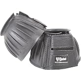 CASHEL Rubber Bell Horse Boots, Black, X-Large