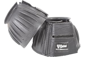 CASHEL Bell Boots Rubber, Black, Size: M (BB-BL-M)
