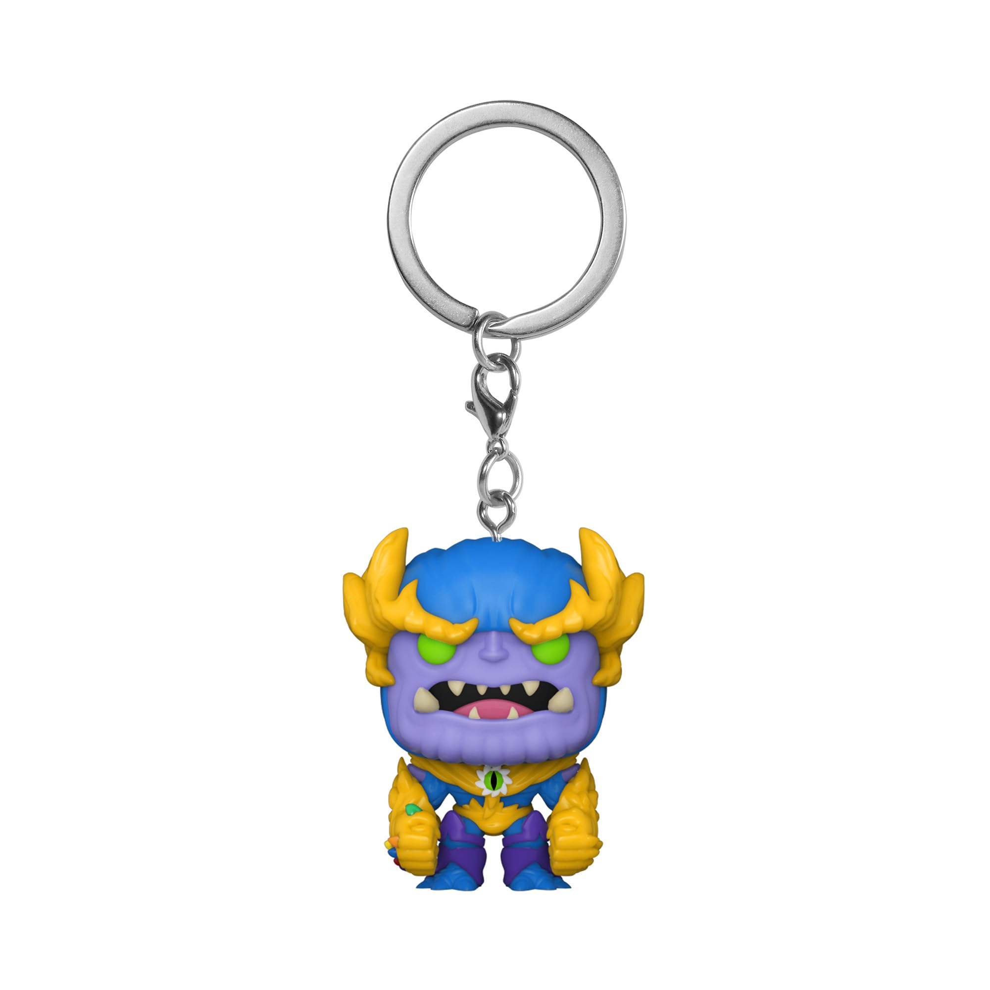 Funko POP! Keychain: Monster Hunters - Thanos - Marvel Comics Novelty Keyring - Collectable Mini Figure - Stocking Filler - Gift Idea - Official Merchandise - Comic Books Fans - Backpack Decor