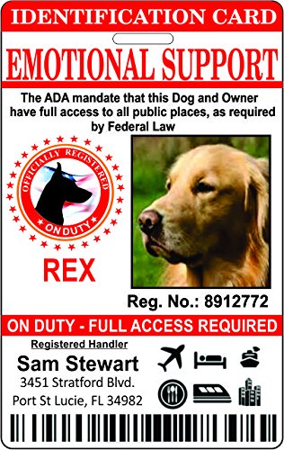 Tags Charms Pet Supplies Animal Emotional Support Card Cat Dog Esa Service Card 2019 Durable Qr Bistrozdravo Com