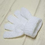 Healifty 8Pcs White Exfoliating Bathing Gloves Soft Nylon Wash Mitts view 6