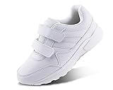 JABASIC Kids Black/White Hook and Loop School