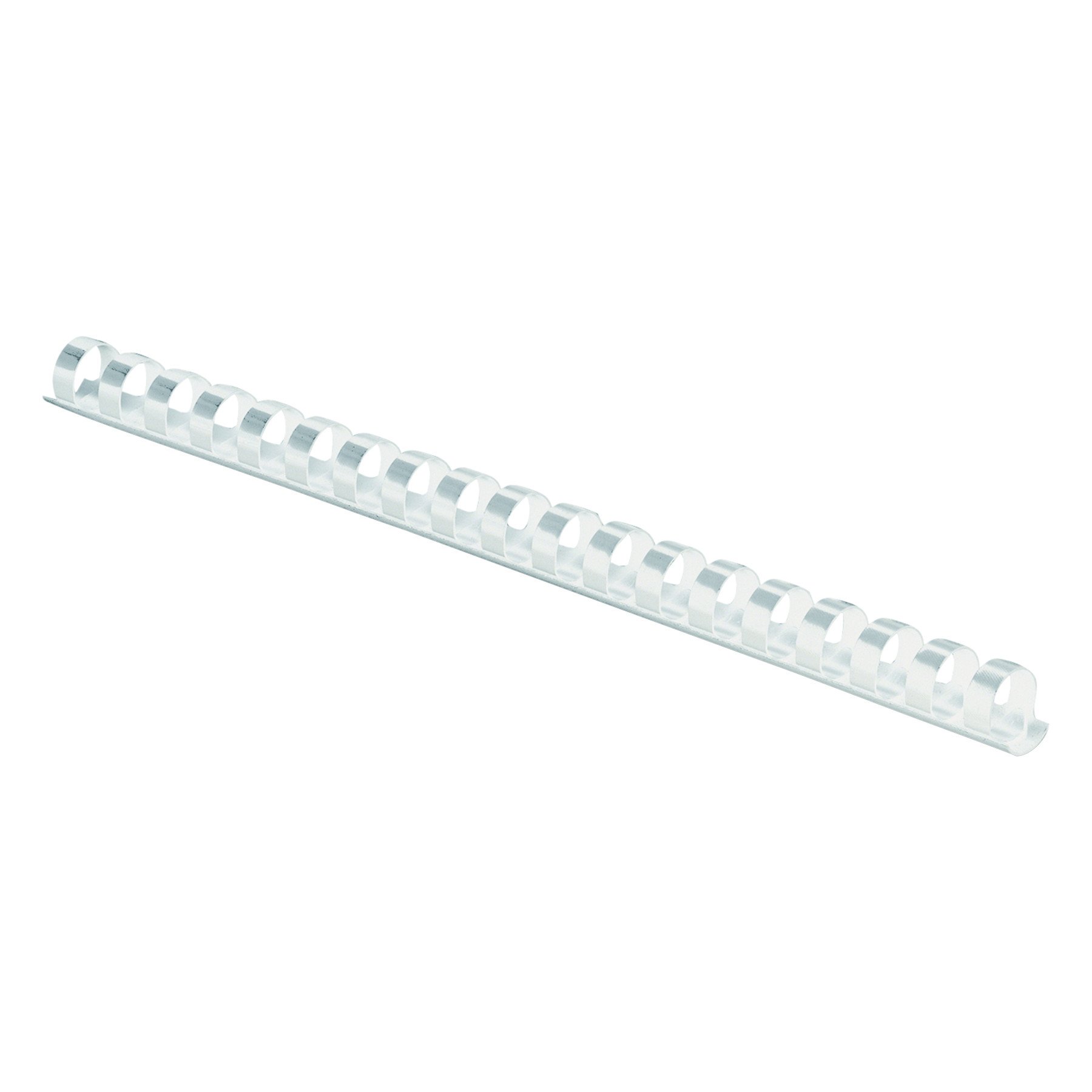 Photo 1 of Fellowes 52371, Plastic Combs - Round Back, 3/8", 100 pack, White