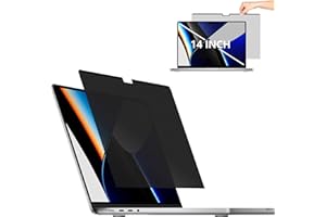 Dabernur Privacy Screen Protector Compatible with MacBook Pro 14 inch (2021), MacBook Pro 14.2" M1 2021 (A2442) Easy Installation/Bubble Free/Anti-Glare/Anti Blue Light for Magnetic Laptop Filter