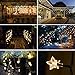 12 Big Stars Curtain String Lights 120 LED Window Curtain Light with 8 Flashing Modes IP65 Waterproof for Christmas, Wedding, Party, Home, Canopy, Patio, Lawn, UL Listed,12 Strings,7ft x 2.6ft(LxW)