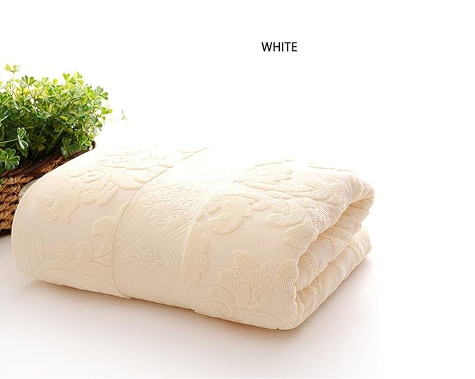 LHFJ Sommer Bettdecke 150 * 200 cm 100% Baumwolle Sommer Quilt Atmungsaktive Sommerdecke Frottierdecke (Farbe Blau, braun, gr