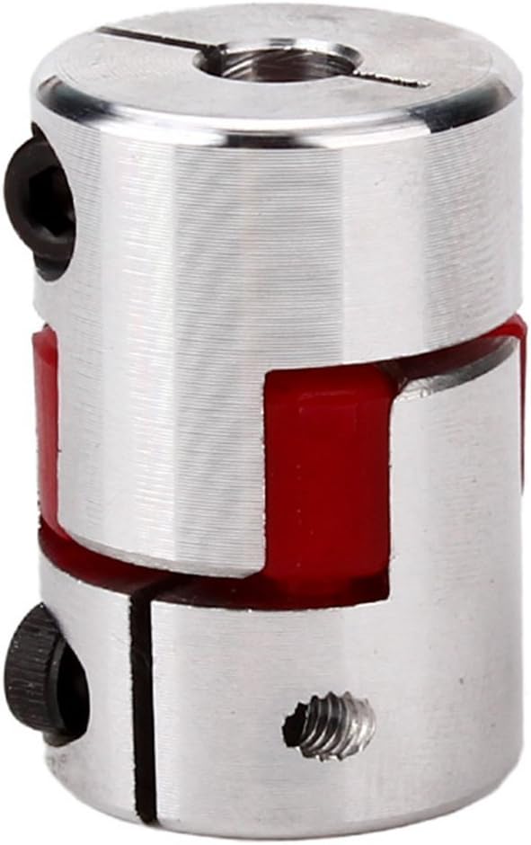 PerfecTech 6.35mm x 8mm CNC Motor Flexible Plum Coupling Spider Jaw Shaft Coupler D20 L30