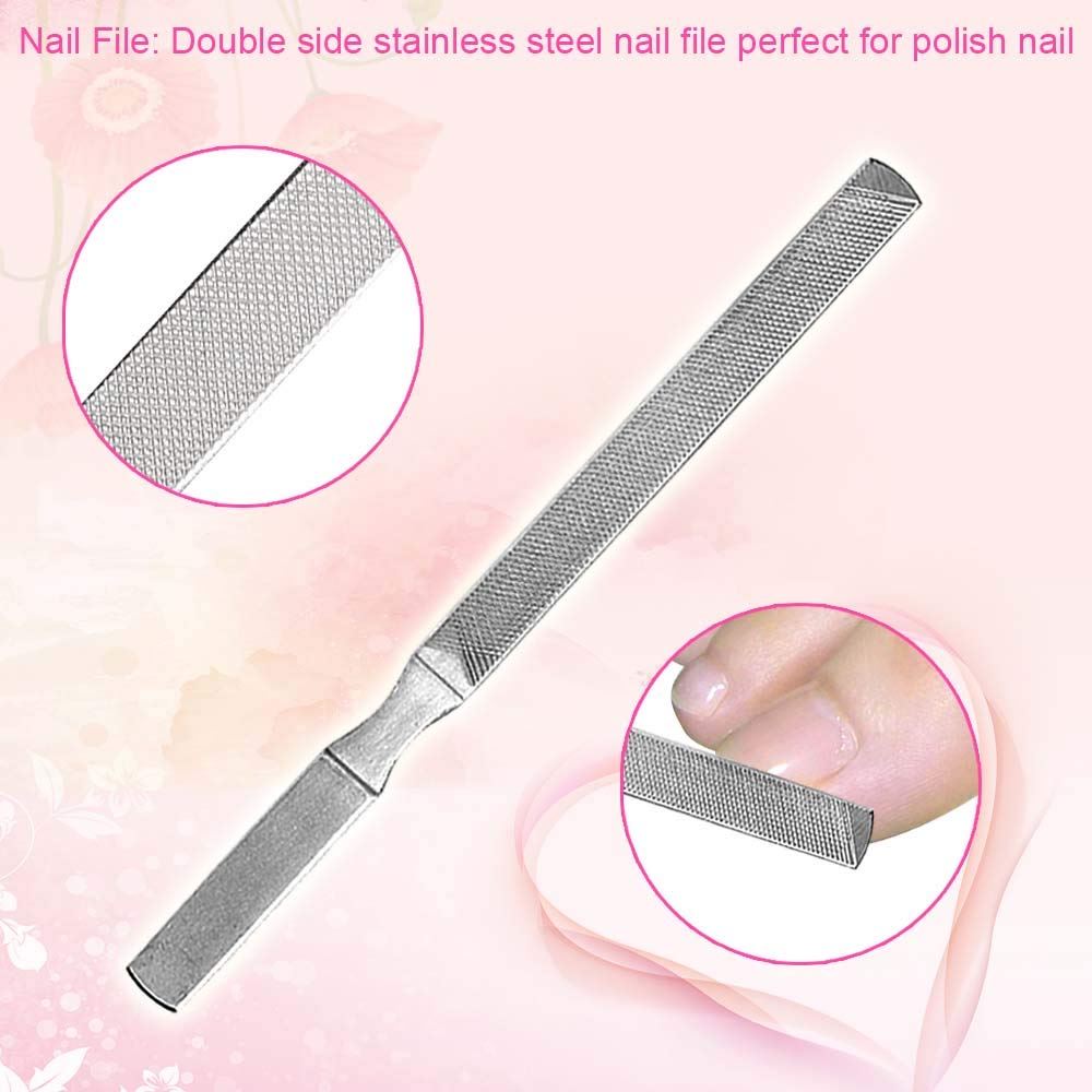 3PCS Ingrown Toenail File and Lifter Set Manicure File Stainless Steel Double Sided Ingrown Toenail Tool Kit, Pedicure Tools with Storage Box by NANTuYo: Beauty