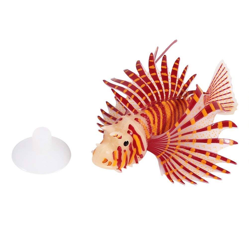 Yosoo Artificial Fish Lights Fake Fish Aquarium Fish Tank Ornaments Glow Simulation Animal Decoration (Colour: Red)