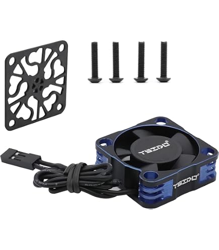 Entrée D'air Froid En Aluminium Pour Ventilateur 25x25mm - Couleur Bleue, Neuf, Marque Integy