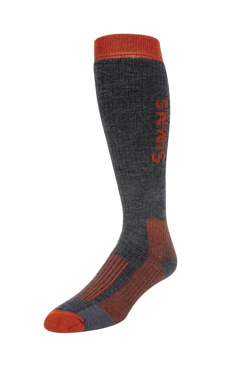 Photo 1 of Simms Men's Merino Wool Thermal Midweight OTC Sock, Large, Carbon