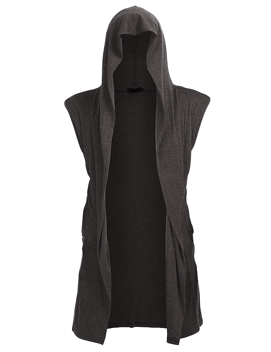 sleeveless sweater hoodie