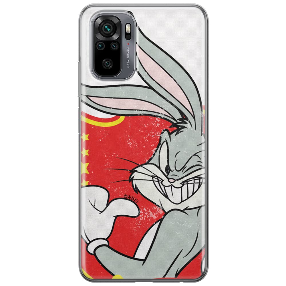 ERT GROUP mobile phone case for Xiaomi REDMI NOTE 10/ 10S original and officially Licensed Looney Tunes pattern Bugs 010 optimally adapted to the shape of the mobile phone, case made of TPU