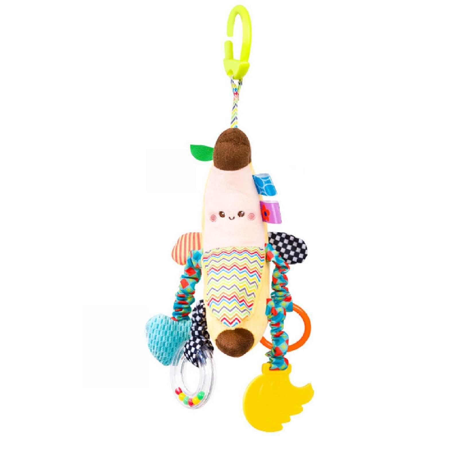 Goorder Baby Pram Toys 0-6 Months, Rattle Toy for Babies 6-12 Months, Baby Sensory Newborn Game 0 3 6 9, Fine Motor Skills Hanging Toys for Stroller Car Crib Boys Girls Gift