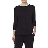 Jones New York Womens 3/4 Sleeve Dolman Sleeve Top