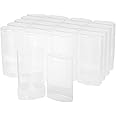 Xiboya textile Empty Oval Deodorant Lip Lipstick Balm Tubes Containers Plastic 20PCS 15ML Transparent (15ml, Transparent)