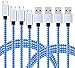 Micro USB Cable Edota 4Pack Samsung Cable Nylon Braided Cord Long High Speed USB to Micro USB Charging Cables Android Fast Charger Cord for Samsung Galaxy S7 Edge/S6/S5/S4,Note 5/4/3,HTC,LG,Tablet