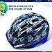 OutdoorMaster Toddler Bike Helmet - CPSC Certified Multi-Sport Adjustable Helmet for Children (Age 3-5), 14 Vents Safety & Fun Print Design for Kids Skating Cycling Scooter