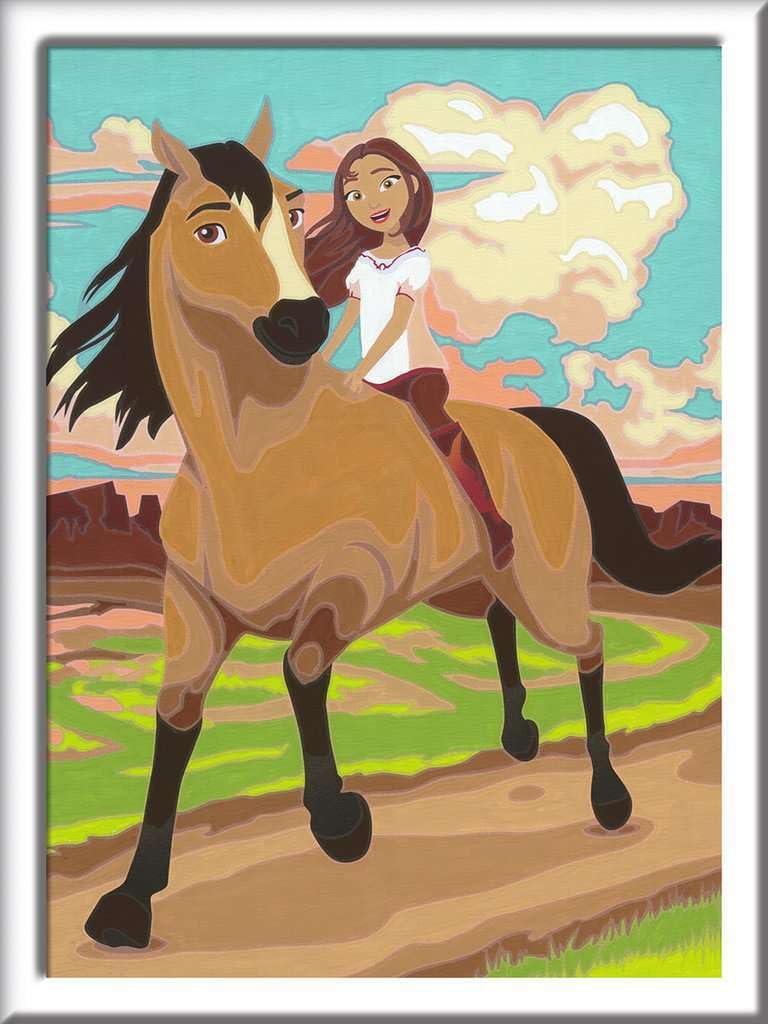 Ravensburger Paint by Numbers 27794 Spirit for Children from 7 Years