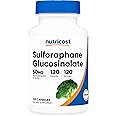 Nutricost Sulforaphane Glucosinolate (SGS) (120 Capsules) - 50 mg Broccoli Seed Extract Per Serving