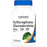 Nutricost Sulforaphane Glucosinolate (SGS) (120 Capsules) - 50 mg Broccoli Seed Extract Per Serving