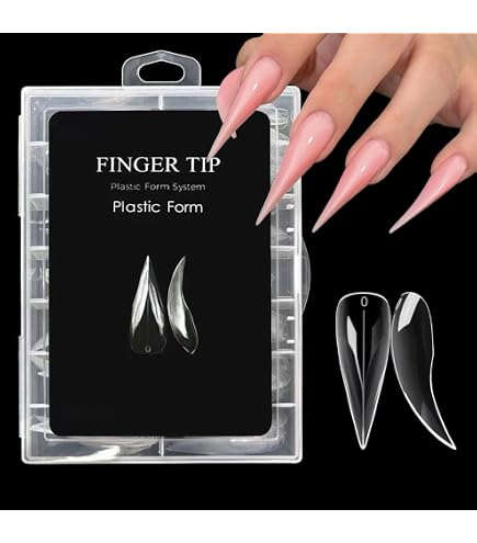 Amazon.com: EZ Flow A Polymer Clear False Nails, 4 Ounce : Beauty