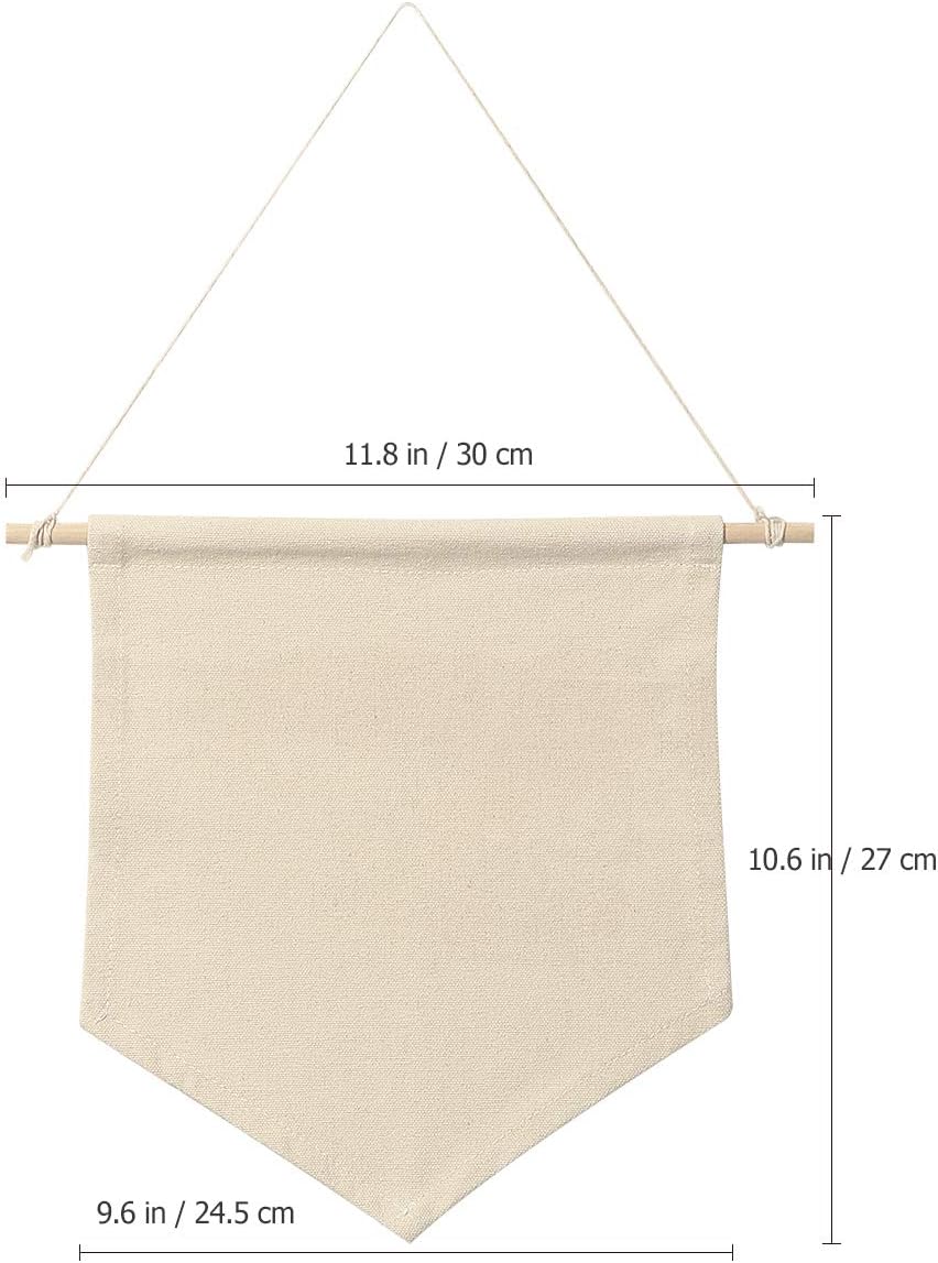 Amazon Com Vosarea Pin Wall Display Banner Blank Canvas Pennant
