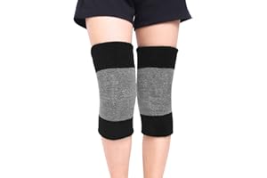 FakeFace Men Women Thicken Thermal Knee Braces Leg Warmers Winter Breathable Knee Pads Leg Sleeves for Ski Cycling Dance