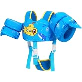 Gogokids Puddle Float Jumper 24-66 Pounds, Toddler Swim Vest Kids Floaties | Secure Pool Floats, Toddler Floaties w/Water Wings, Swimming Jacket Pool Beach Water Play for Kids Swimmies Children Boy Girl