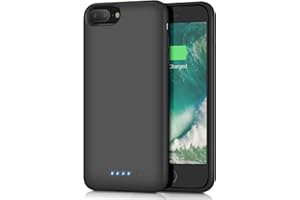 H H·E·T·P Battery Case for iPhone 6s Plus/6 Plus/7 Plus/8 Plus 8500mAh, Rechargeable Charging Case for iPhone 6Plus Extended Battery Pack Charger Portable Power Bank Cover for 7Plus 8Plus (5.5”)