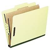 Pendaflex PFX1157G Four-Section Pressboard
