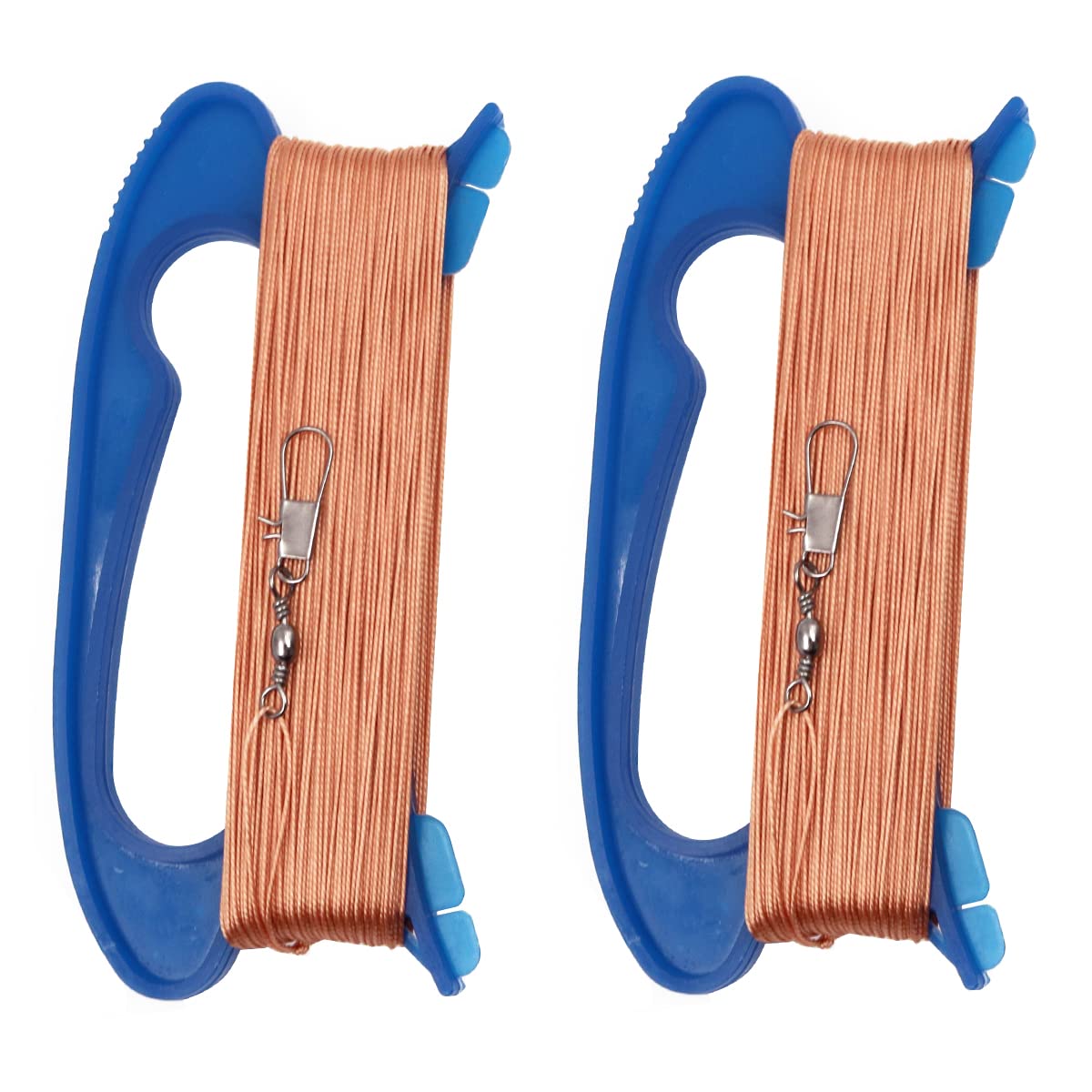 Hsthe Sea Kite Reel with Wrapping Board and 100 m Flying Line Pack of 2 (Blue)