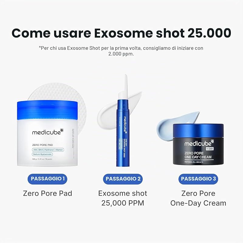 Exosome Shot Zero 25,000 PPM Spicule Facial Serum