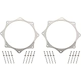 Amazon Com Ict Billet 5 Inch Exhaust Pipe Fender Exit Bezel Turbo Downpipe Trim Ring Billet Flange 551199 Automotive
