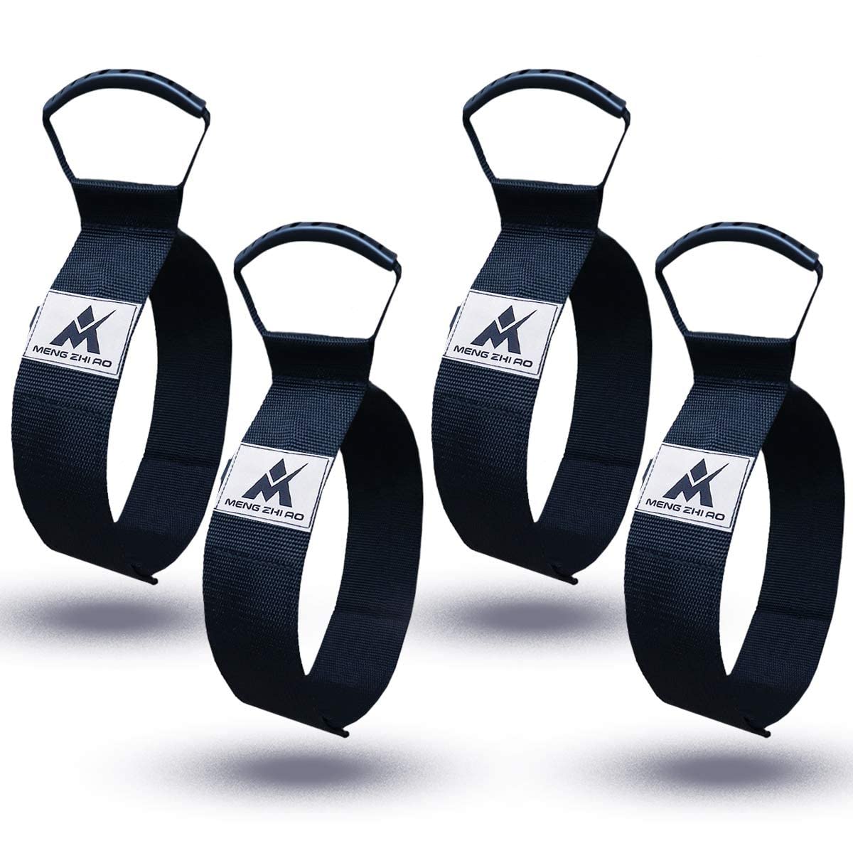 4 Pcs Heavy Duty Pool Vacuum Hose Storage Holder Garden Hose Organizer Hook and Loop Hose Strap Holder with Carrying Handle Perfect for Garden Hose Pool Vacuum Hose Garage Tool etc.