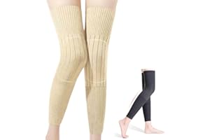 Knee Brace,Self-Heating Knee Pads for Men and Women,Elastic Cotton Leg Warmers,Soft Faux Cashmere Thermal Warming Knees Pads