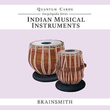 Brainsmith Quantum Flashcards, Indian Musical Instruments - Learning Flash Card Set for Toddlers and Kids (8 months to 8 years) for Brain Development