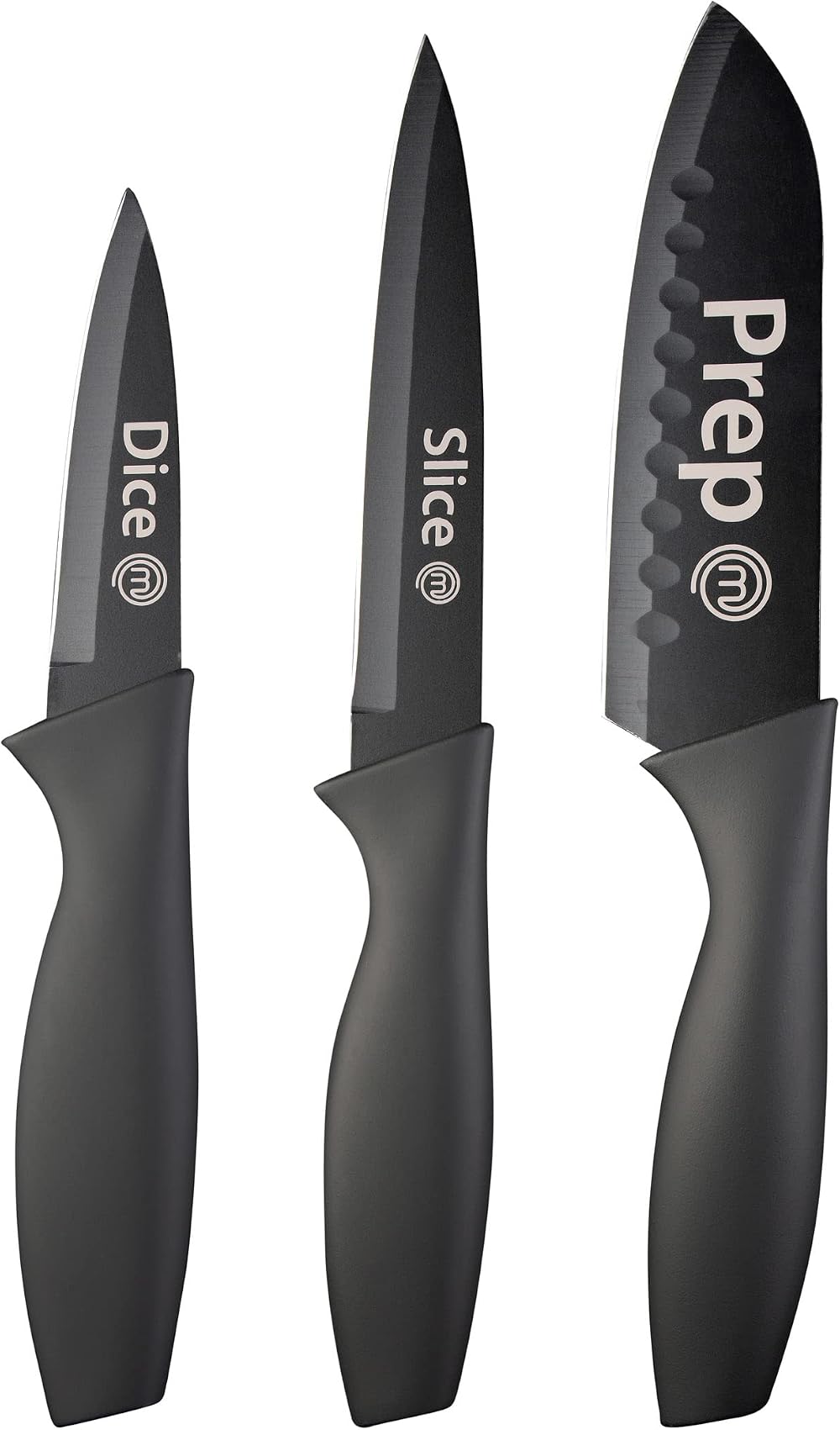 MasterChef 3 Piece Kitchen Knives Set - Chef, Paring & Utility Knives